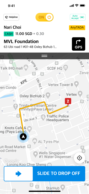 Tada Fast TADA - fair & fast, the newest ride hailing service