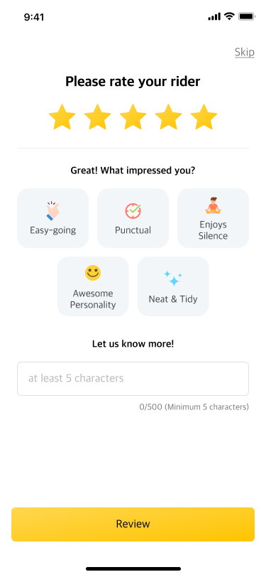Tada Fast TADA - fair & fast, the newest ride hailing service